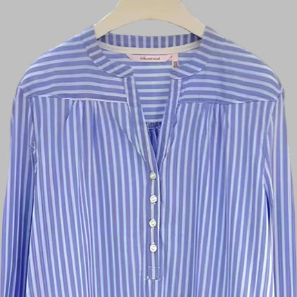 Pure Cotton Night Gown P.J Blue - Swaggy Fit