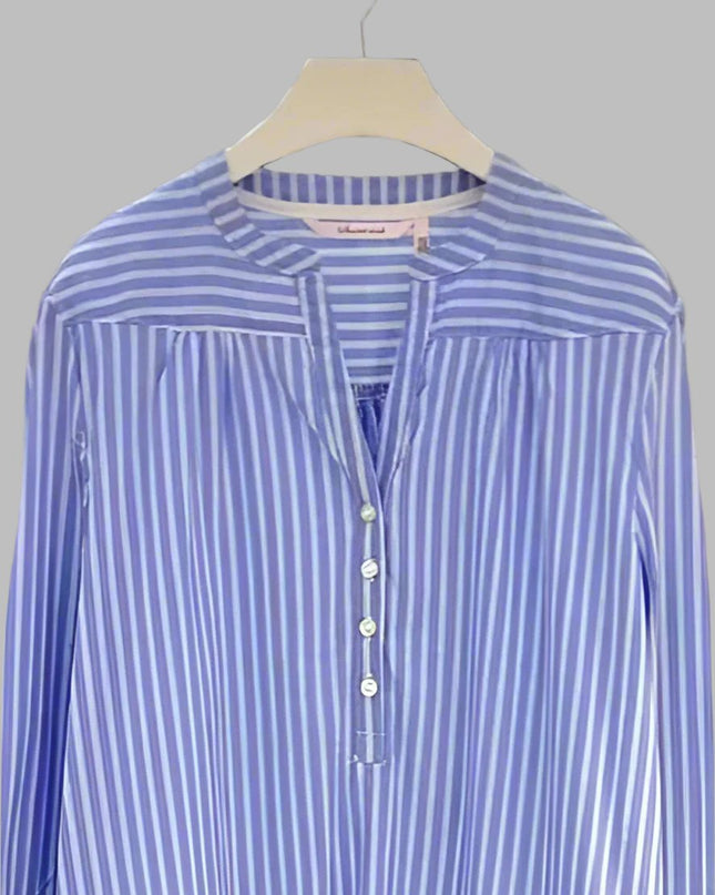 Pure Cotton Night Gown P.J Blue - Swaggy Fit