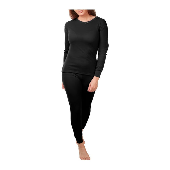 Thermal Women Underwear Set  Black - Swaggy Fit