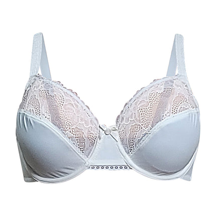Underwire Women Lace Bra Unpadded C Cups - Swaggy Fit