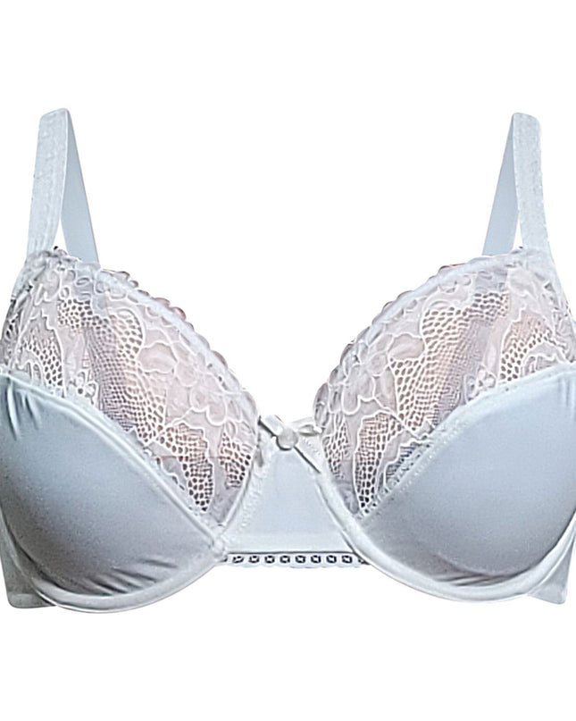 Underwire Women Lace Bra Unpadded C Cups - Swaggy Fit