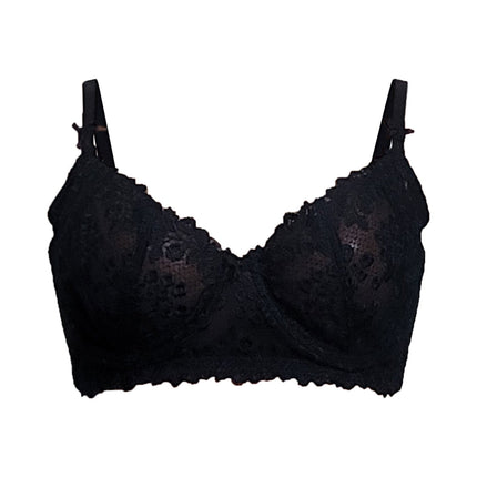 Unpadded Underwire Women Lace Bra - Swaggy Fit