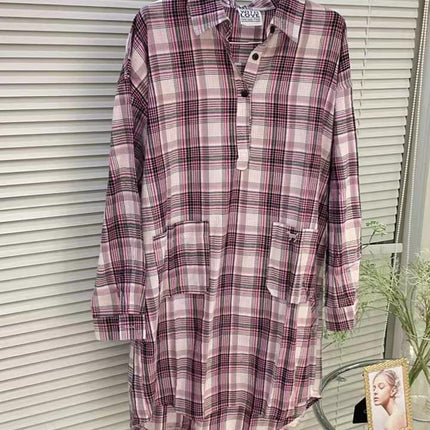 Women 100%  Pure Cotton Nightgown - Swaggy Fit