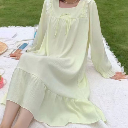 Women Cotton Nightgown - Swaggy Fit