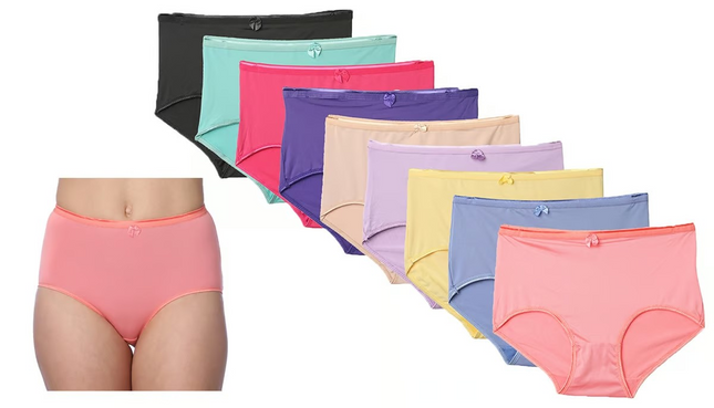 Women's Microfiber Brief Cut Panties - Swaggy Fit
