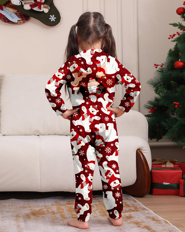 Christmas Family Matching Pajamas Jumpsuit