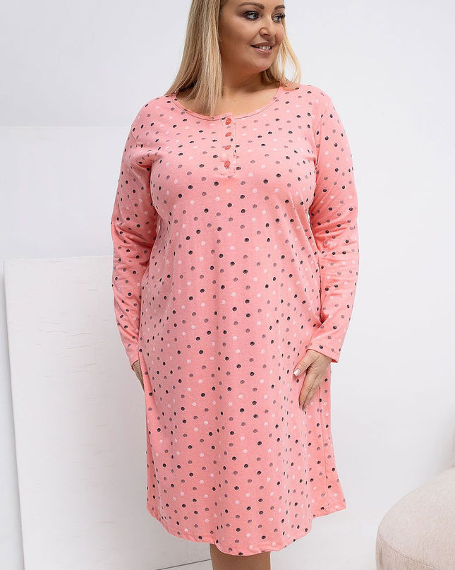  Plus Size Nightgown model 223301 Forever Pink 