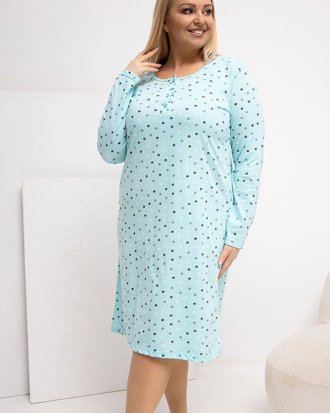  Plus Size Nightgown model 223302 Forever Pink 