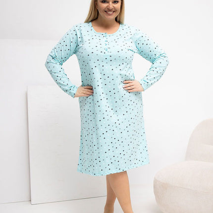  Plus Size Nightgown model 223302 Forever Pink 