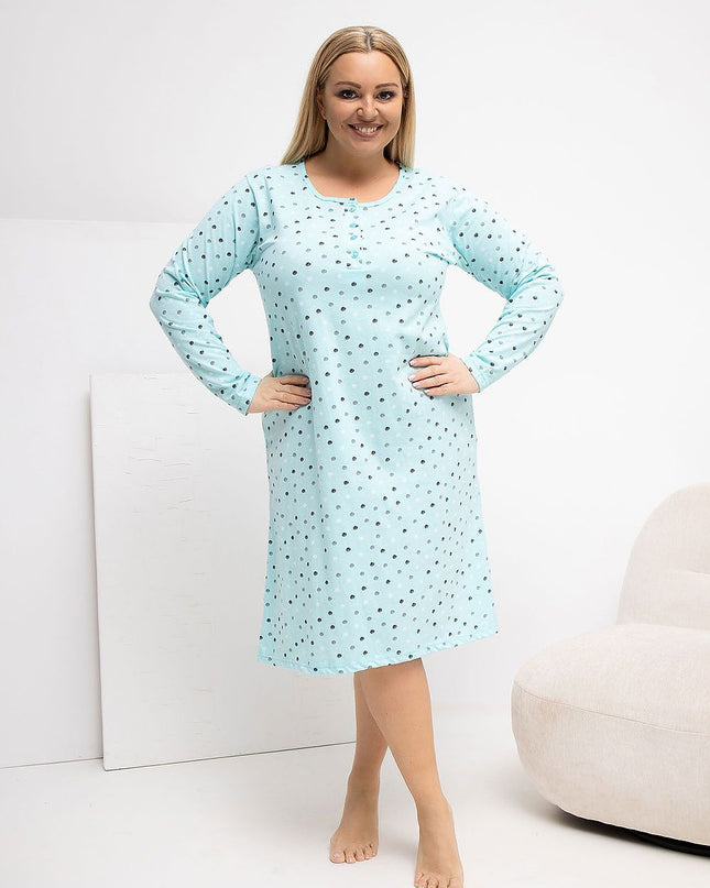  Plus Size Nightgown model 223302 Forever Pink 