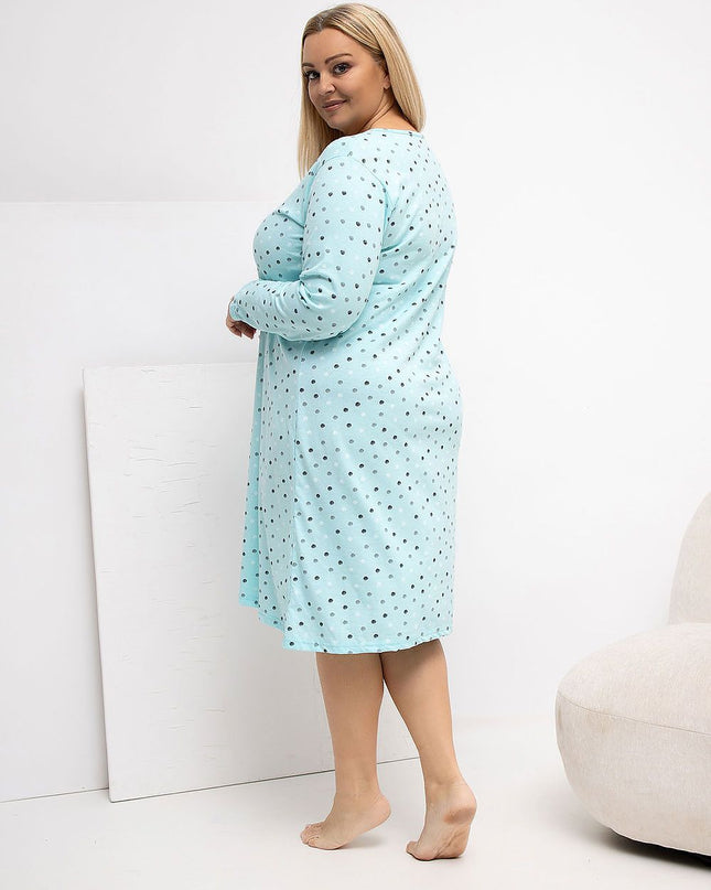  Plus Size Nightgown model 223302 Forever Pink 