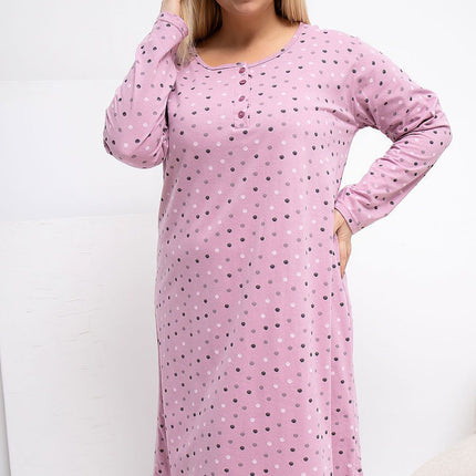  Plus Size Nightgown model 223303 Forever Pink 