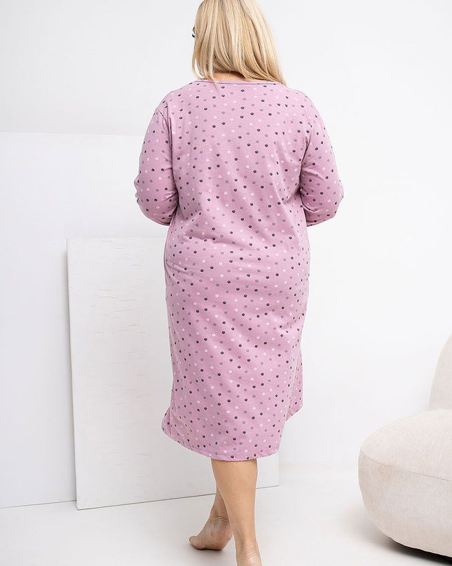  Plus Size Nightgown model 223303 Forever Pink 