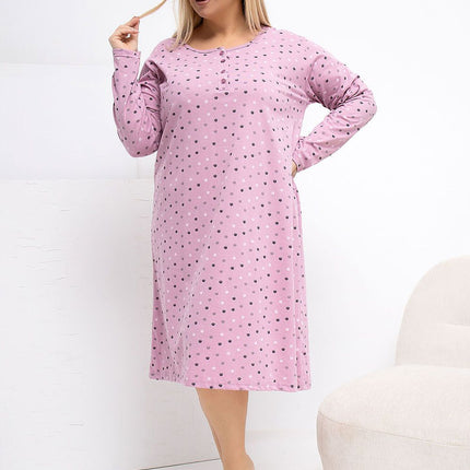  Plus Size Nightgown model 223303 Forever Pink 
