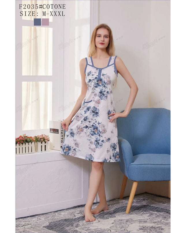 Women Cotton Nighty Sleepwear