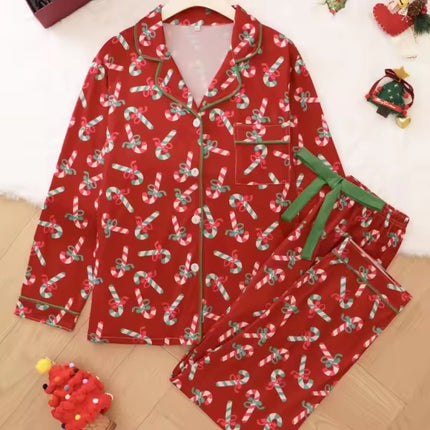 2pcs Christmas Pajamas