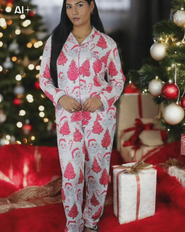 2pcs Christmas Pajamas