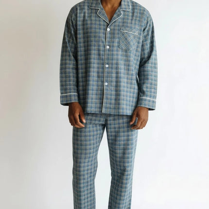 Men' PJ' Set With Button Pants