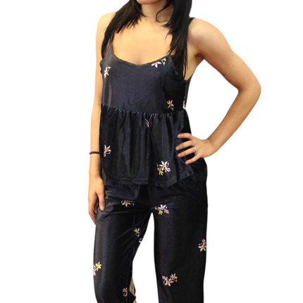 3Pcs Velvet Pajamas Set