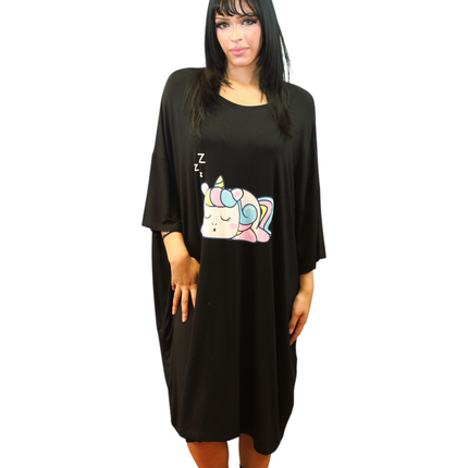 Free Size Nightgown With with Soft Viscose Fabric