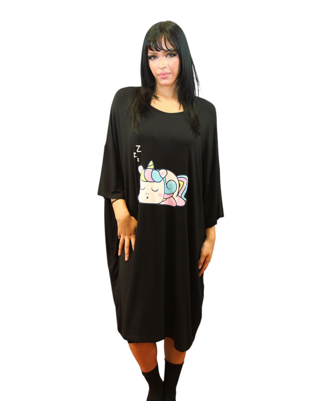 Free Size Nightgown With with Soft Viscose Fabric