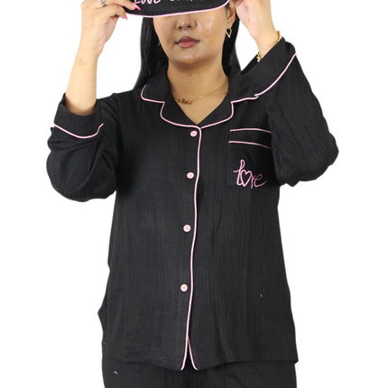3Pcs Love Triangle Pajamas