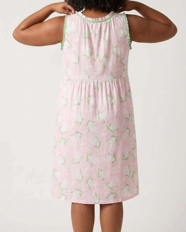 Women 100% Nightgown Sleepwear Soft And Comfortable