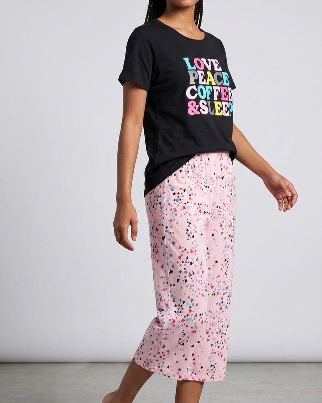 Summer Short-Sleeve and Carpi's Pjs Cotton Blend Set
