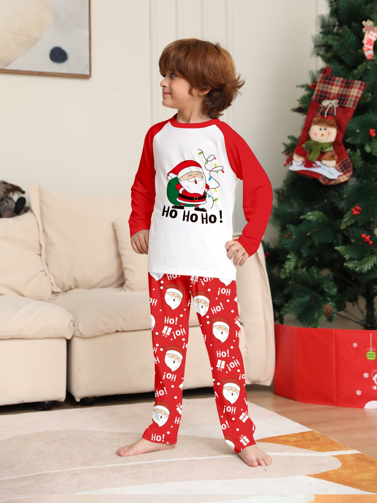 Christmas Family Pajamas Ho Ho Ho