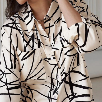 2pcs Women Cream Cotton Pjs