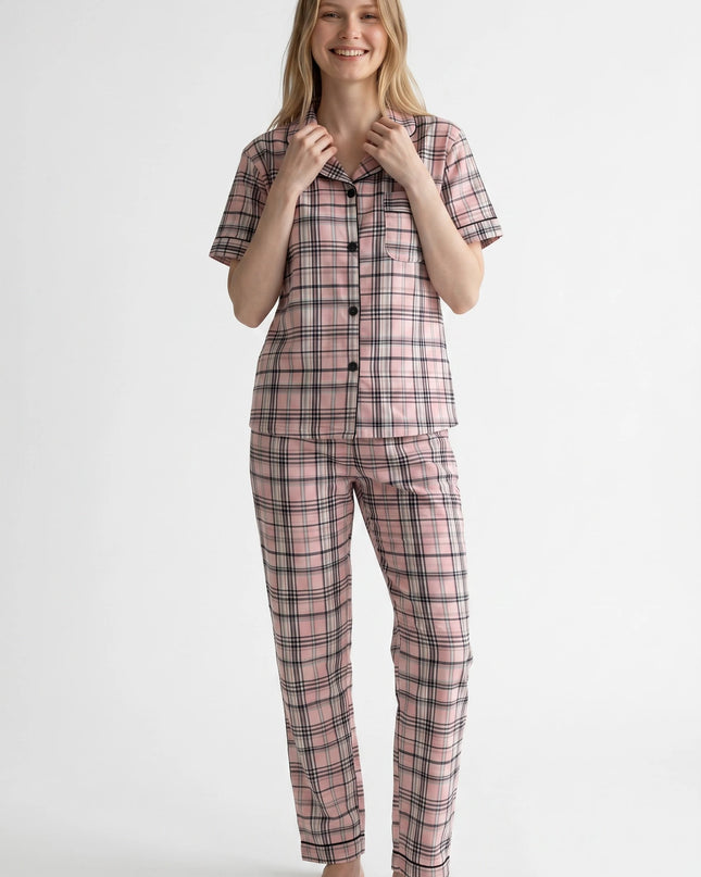 2Pcs Women Pajamas Made in Soft And Comfortable