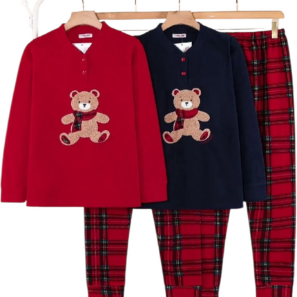Christmas Teddy Bear PJ Set