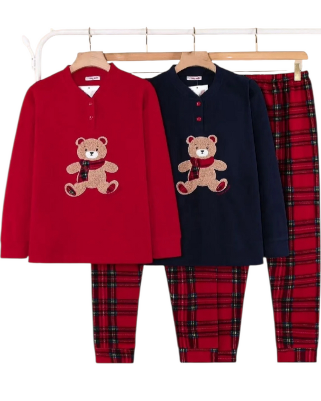 Christmas Teddy Bear PJ Set