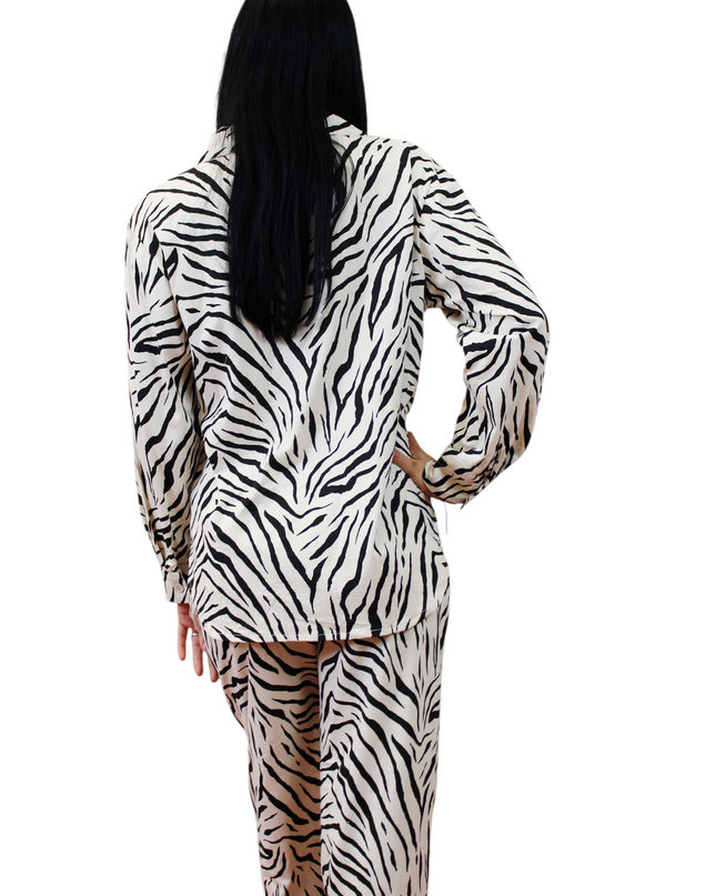 2pcs Women Cream Cotton Pjs