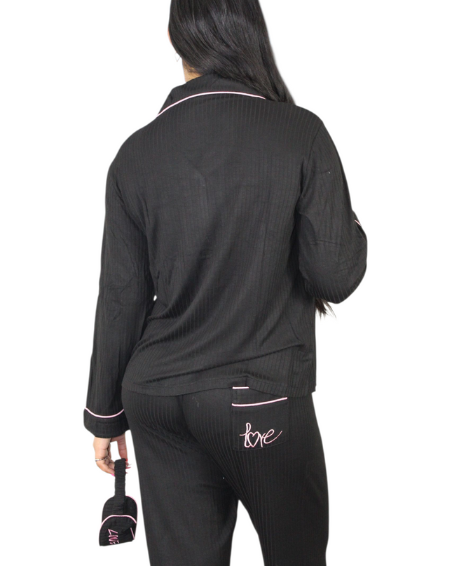 3Pcs Love Triangle Pajamas