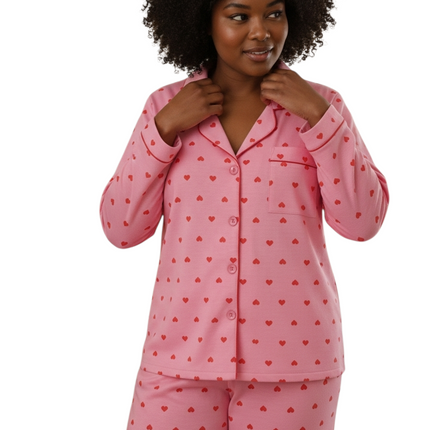 PJ and lounge Wear Set with Heart Design
