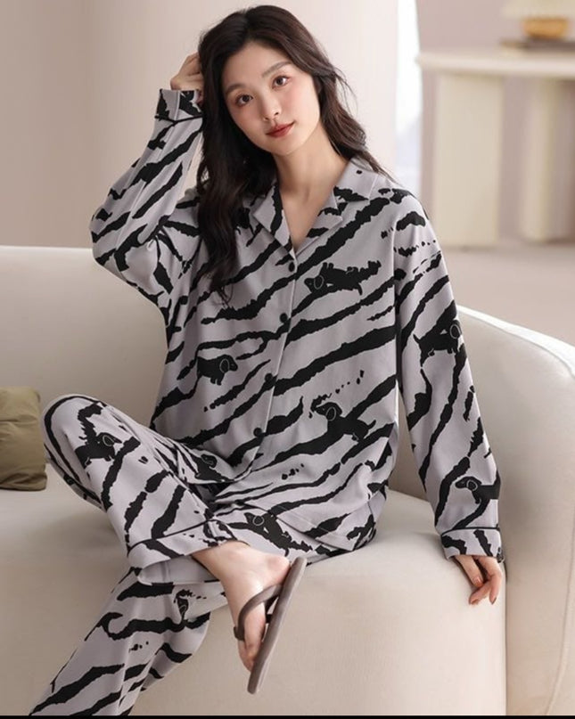 2pcs Cotton Pjs Set
