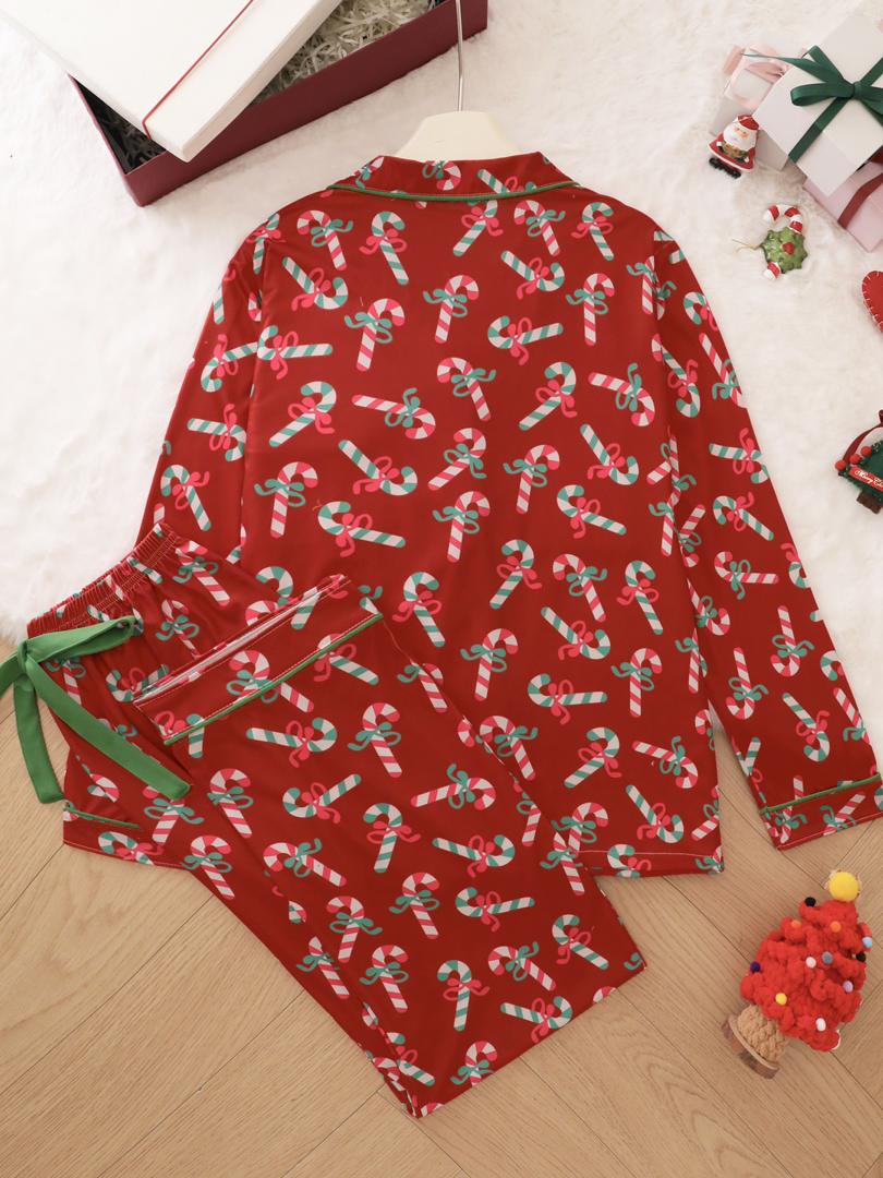 2pcs Christmas Pajamas
