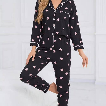 Valentine Pajamas Long-Sleeves Top and Pant