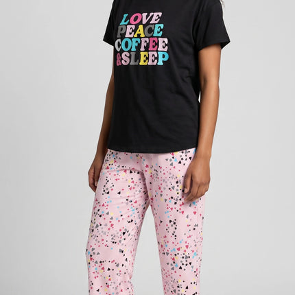 Summer Short-Sleeve and Carpi's Pjs Cotton Blend Set