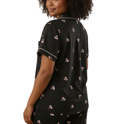 3pcs Pajamas and Lounge Wear Set Top