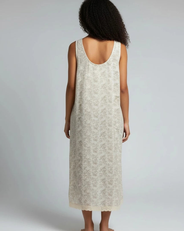 Sleeveless Organic Cotton Nighty