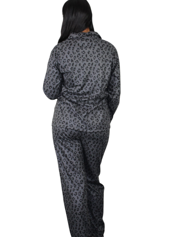 2PCS  Pajama Dark Brown