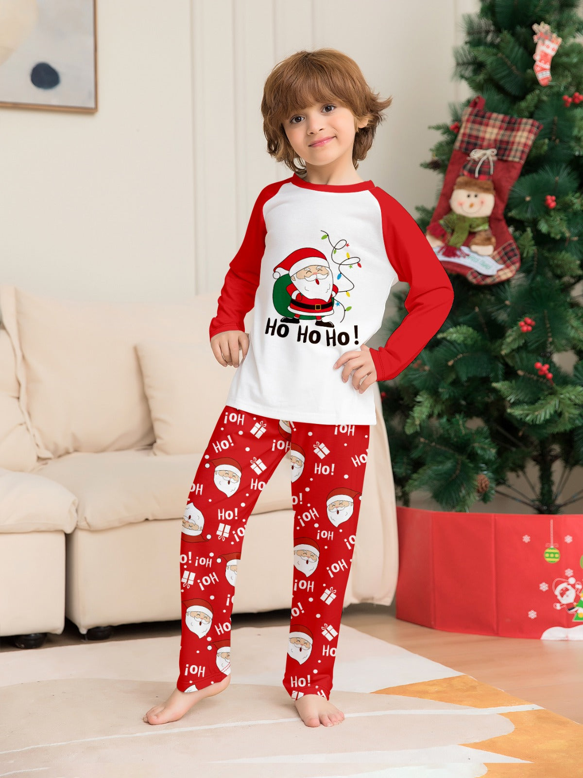 Christmas Family Pajamas Ho Ho Ho