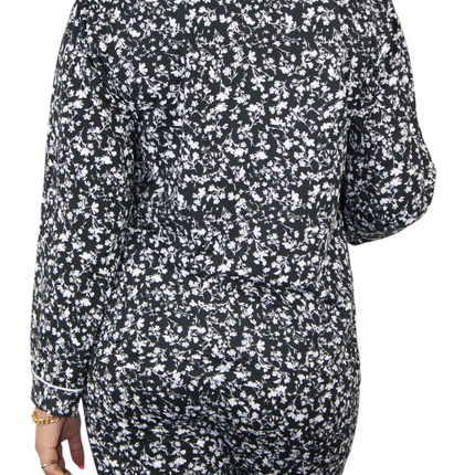 Black and White 2PCS Pajamas Set