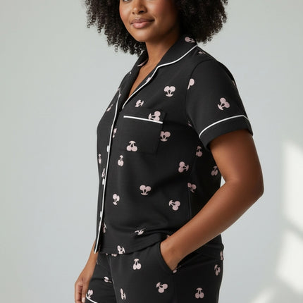 3pcs Pajamas and Lounge Wear Set Short