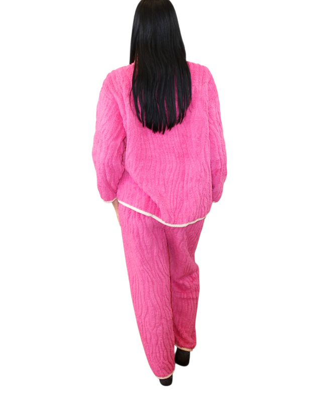 Hot Pink Winter Loungewear's