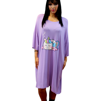 Free Size Purple Nightgown
