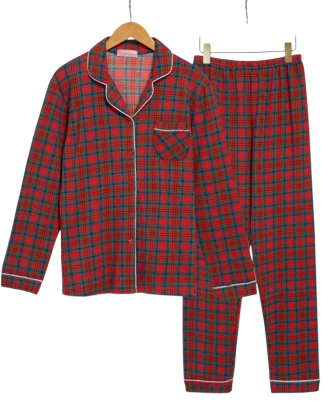 Cotton Christmas Pajamas Top