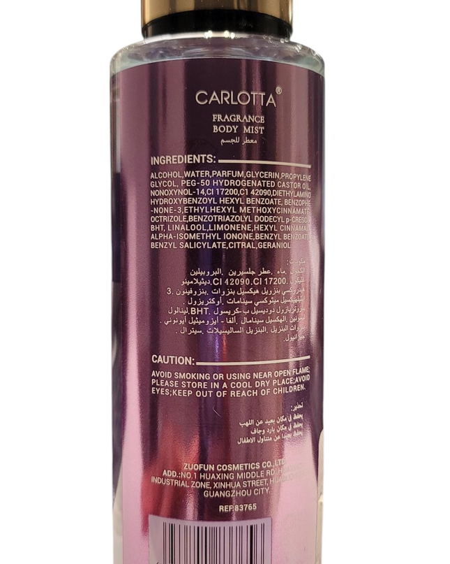 Body mist love magic